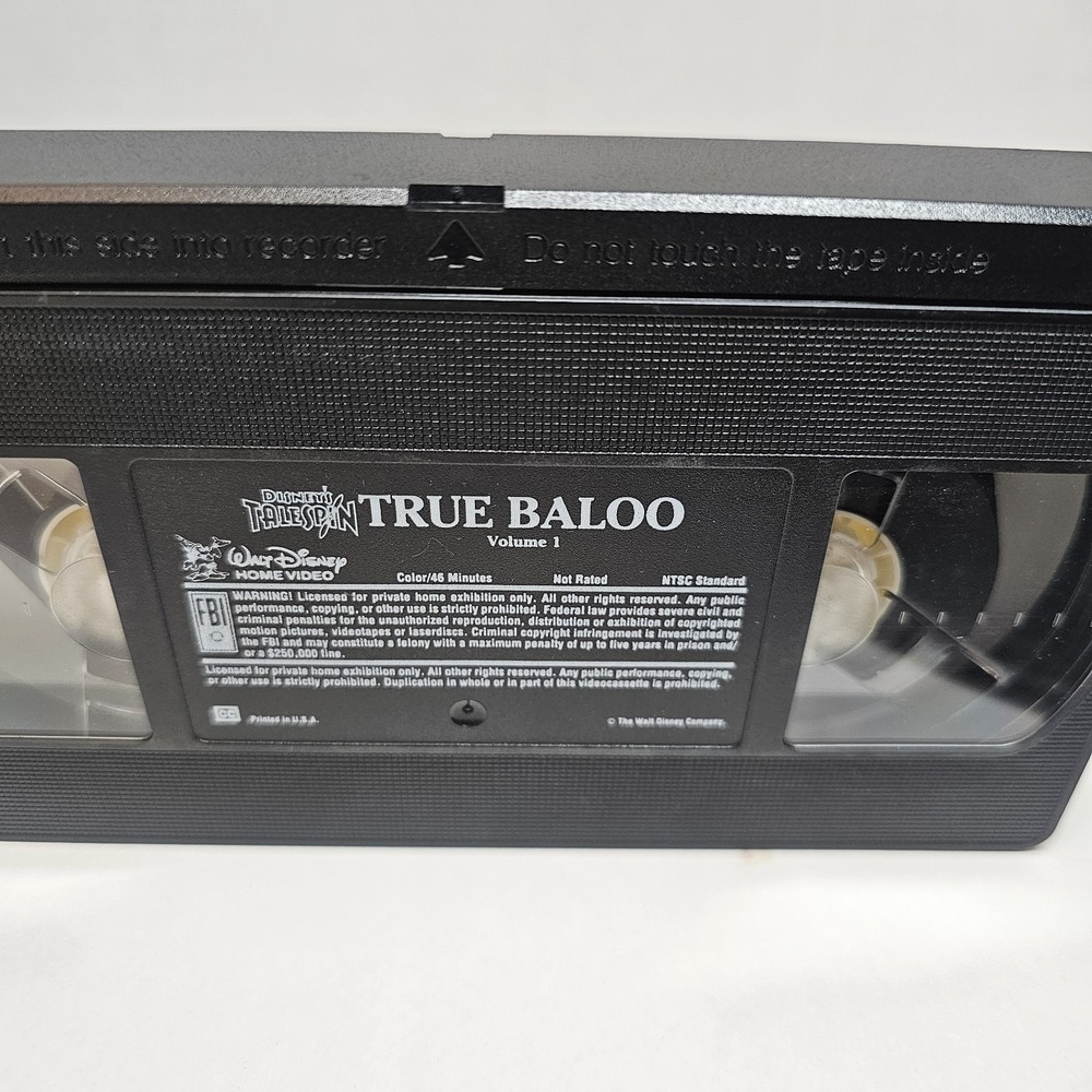 Talespin Series V. 1 - True Baloo (VHS, 1991) - Picture 2 of 9